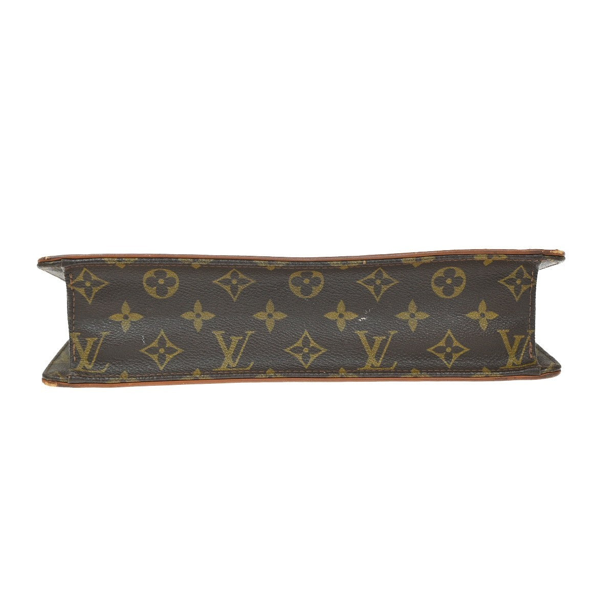 Louis Vuitton Dame Pochette Monogram Canvas, Brown, Leather, Clutch