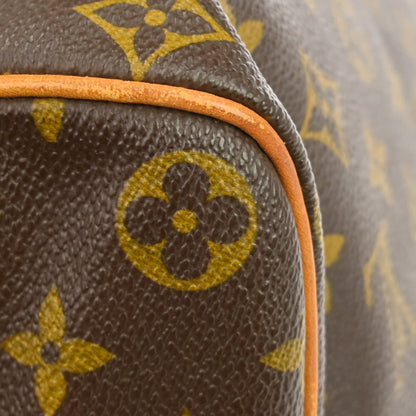 Louis Vuitton Speedy Monogram, Brown, Canvas, Handbag