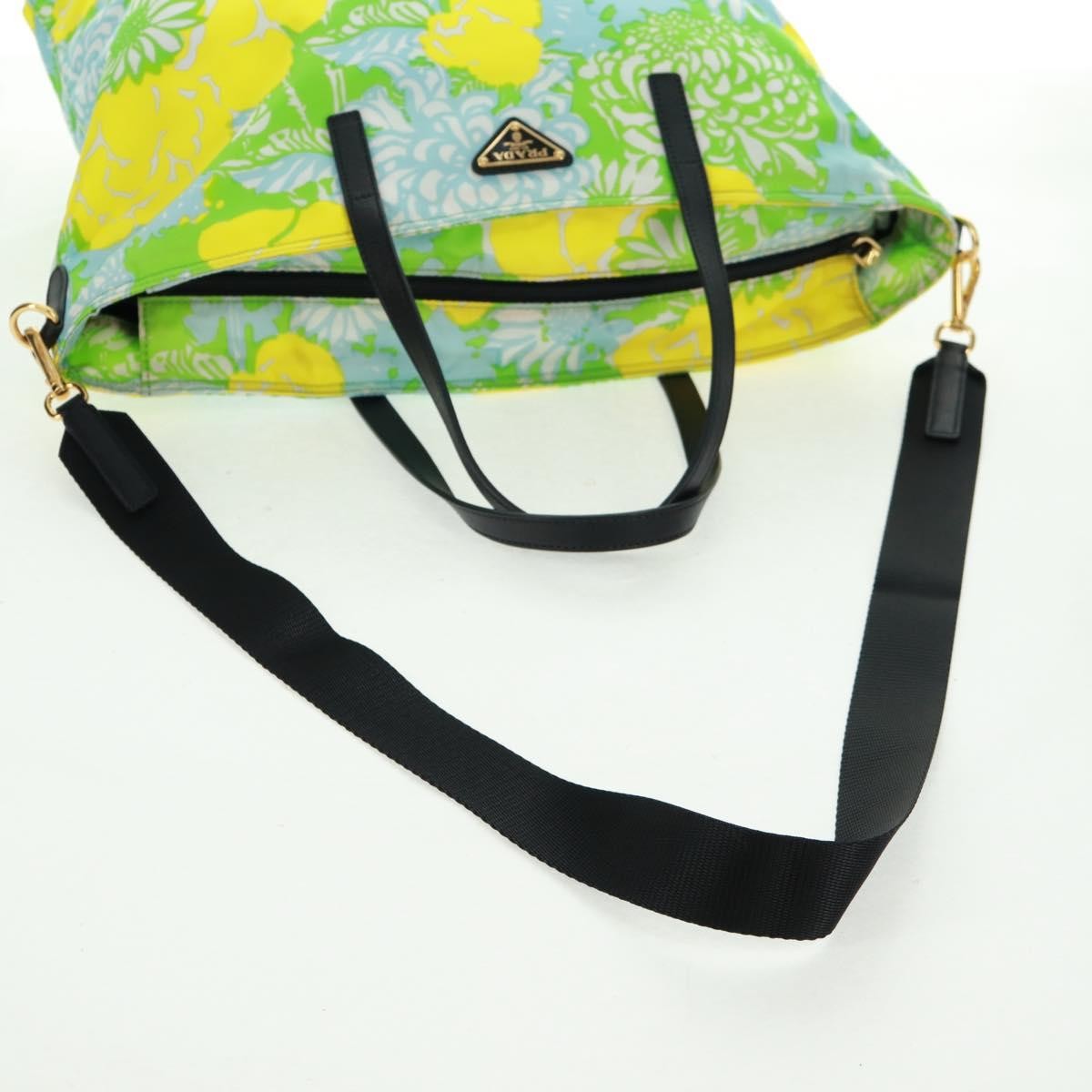 Prada Floreal Tote Printed Tessuto, Multicolour, Nylon, Tote Bag