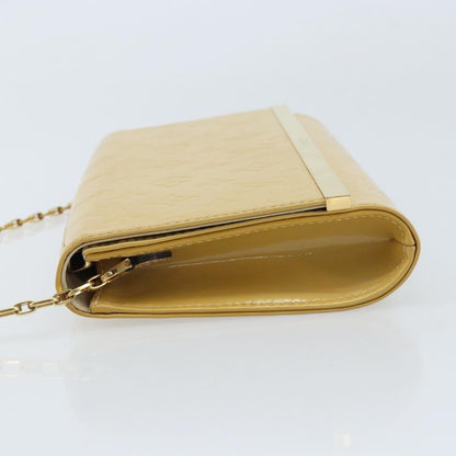 Louis Vuitton Ana Monogram Vernis, Yellow, Patent Leather, Handbag