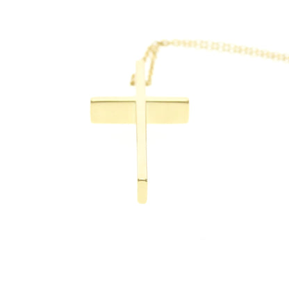Tiffany & Co. Cross Pendant 18K Yellow Gold, Gold, Yellow Gold, Necklace