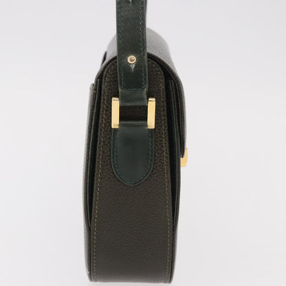 Bally Handbag Leather, Green, Leather, Handbag
