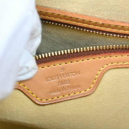 Louis Vuitton Looping Monogram Canvas, Brown, Canvas, Handbag