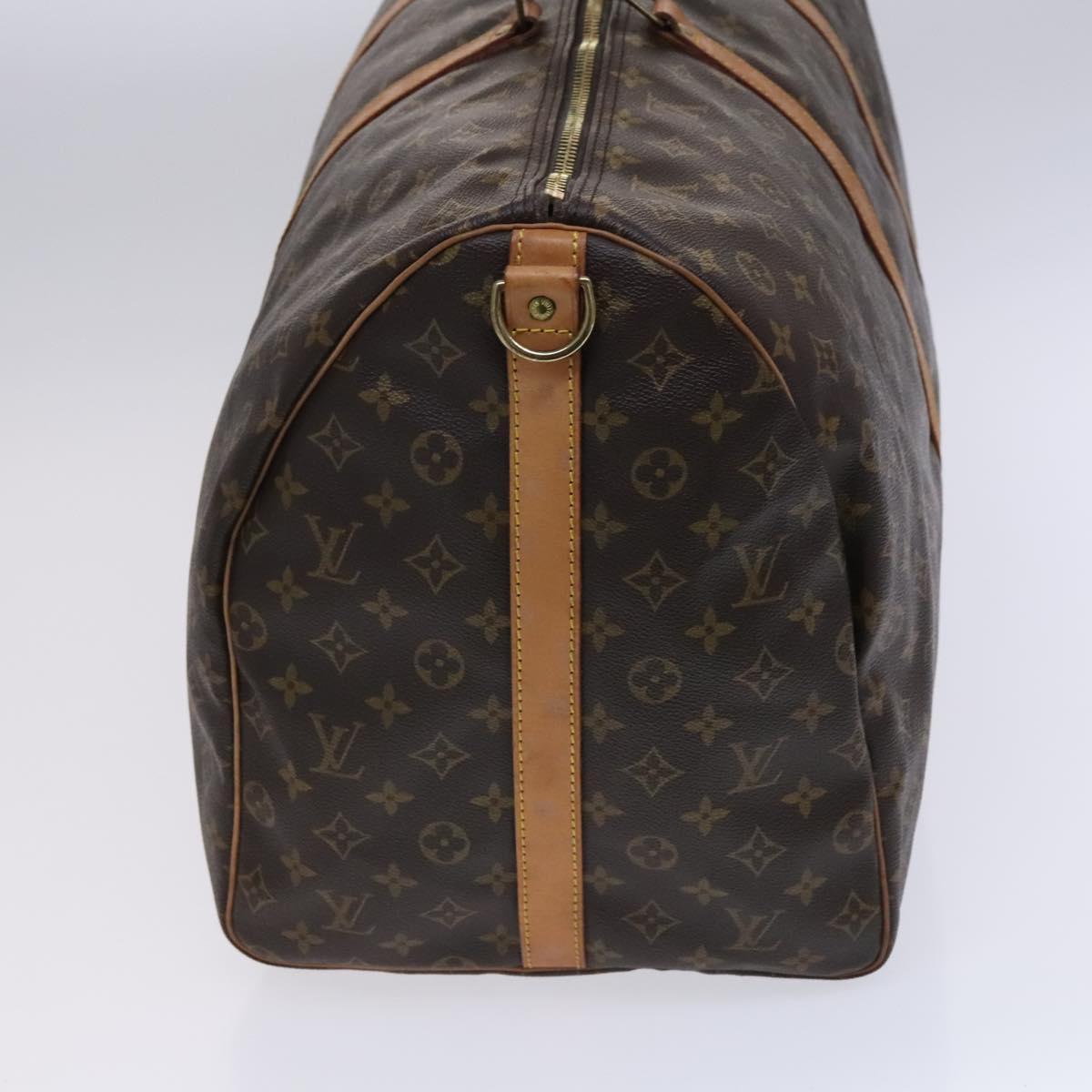 Louis Vuitton Keepall Bag Monogram Canvas, BROWN, CANVAS, Travel bag
