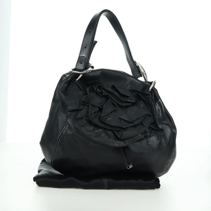 Saint Laurent Vintage Shoulder bag Leather, Black, Leather, Shoulder Bag