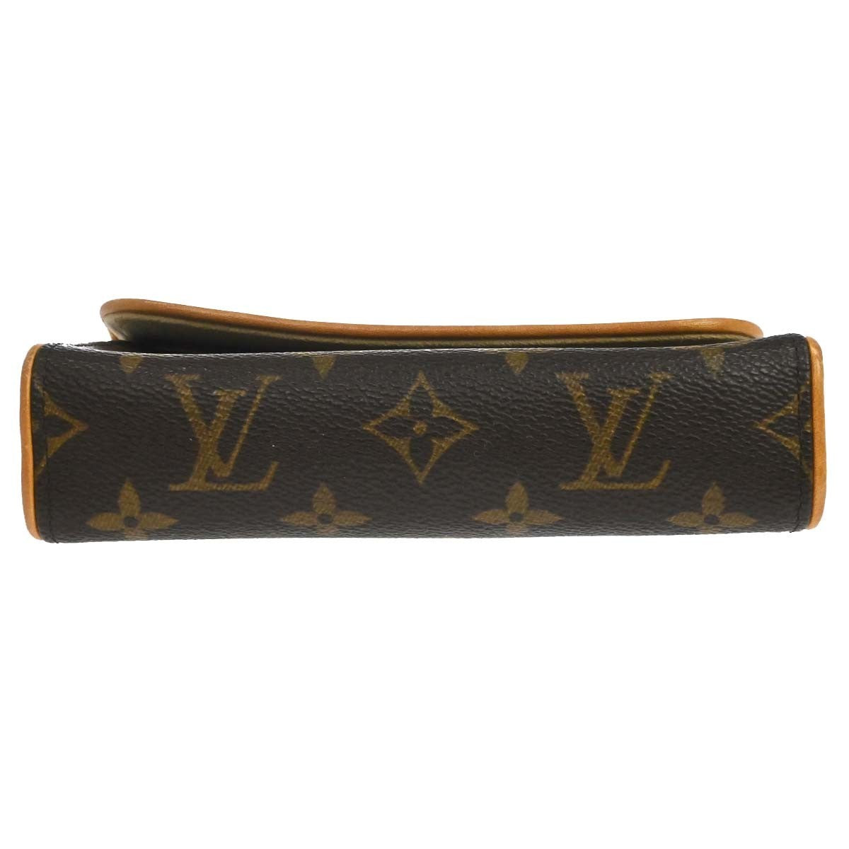 Louis Vuitton Florentine Pochette Monogram Canvas, Brown, Canvas, Clutch