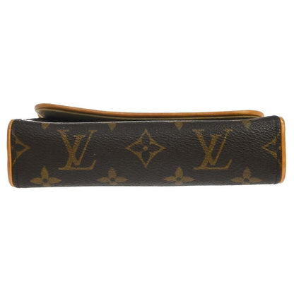 Louis Vuitton Florentine Pochette Monogram Canvas, Brown, Canvas, Clutch