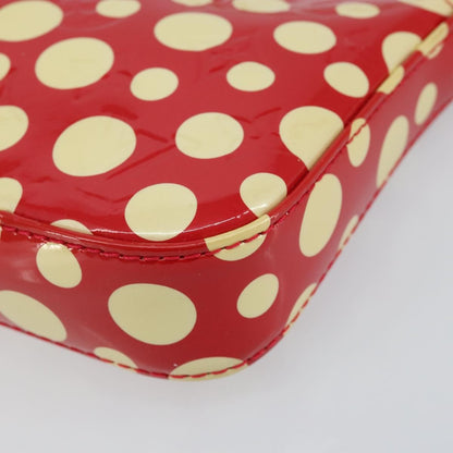 Louis Vuitton Pochette Accessoires Yayoi Kusama Painted Dots Monogram vernis, Red, Patent Leather, Clutch