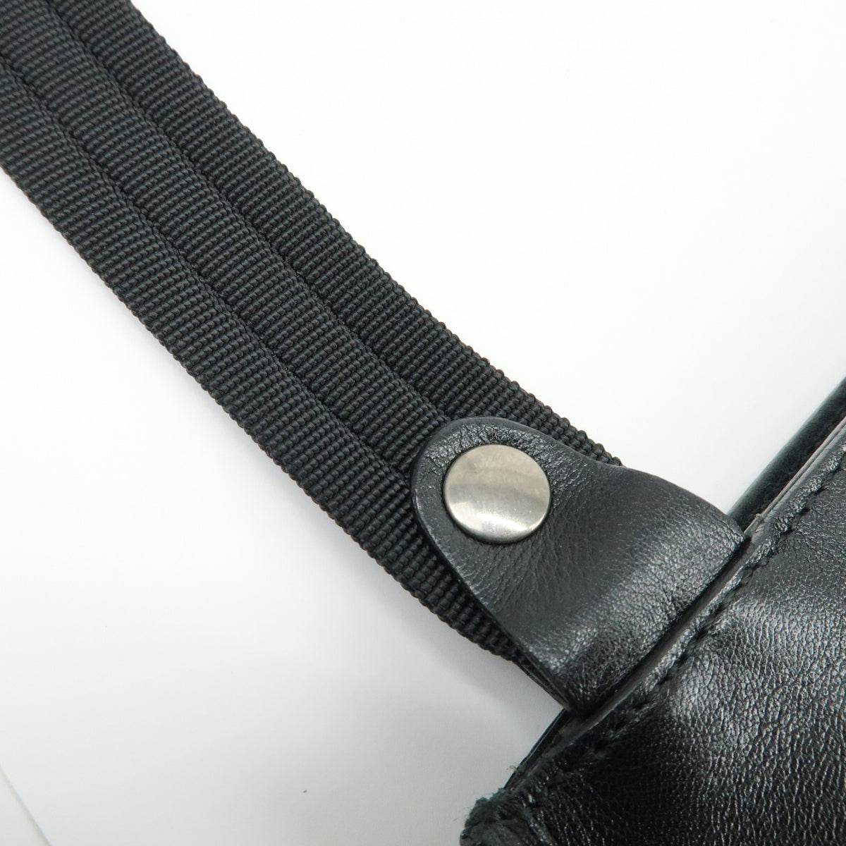 Salvatore Ferragamo Gancini Canvas and Leather, Black, Canvas, Crossbody Bag