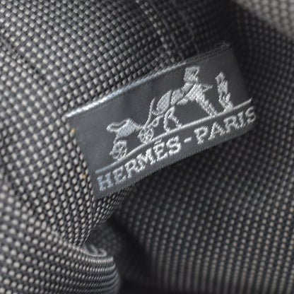 Hermes Herline Canvas, Gray, Canvas, Backpack