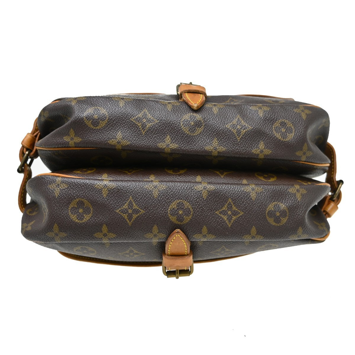 Louis Vuitton Saumur Monogram Canvas, Brown, Canvas, Shoulder Bag