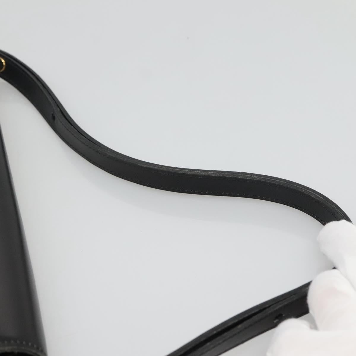 Christian Dior Shoulder Leather, Black, Leather, Shoulder Bag