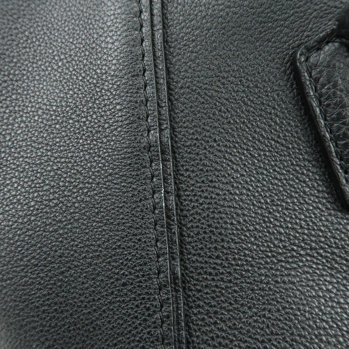 Louis Vuitton Soft Lockit Leather, Black, Leather, Handbag