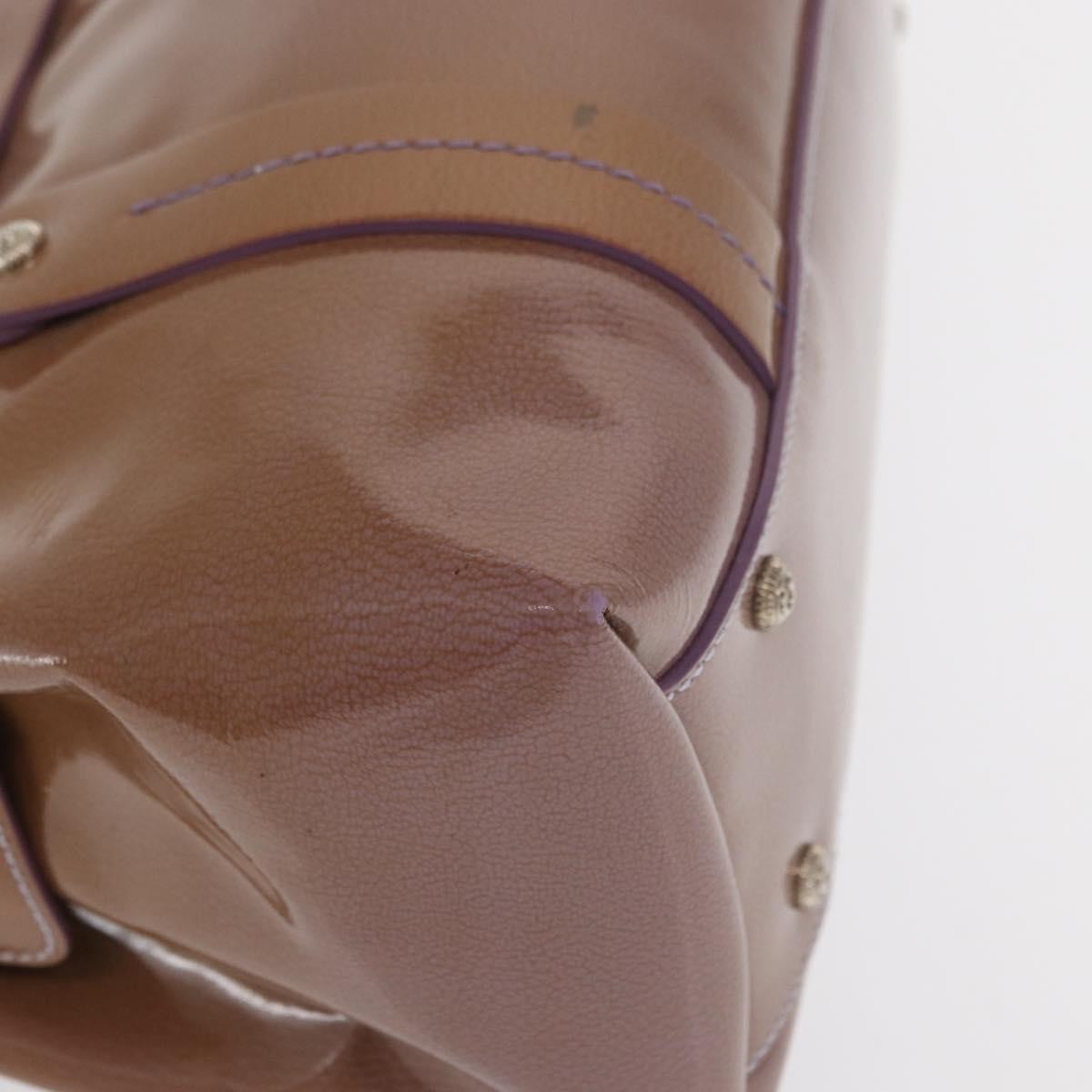 Salvatore Ferragamo Vintage Patent leather, Purple, Patent Leather, Handbag