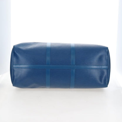 Louis Vuitton Keepall Epi Leather, Blue, Leather, Travel Bag