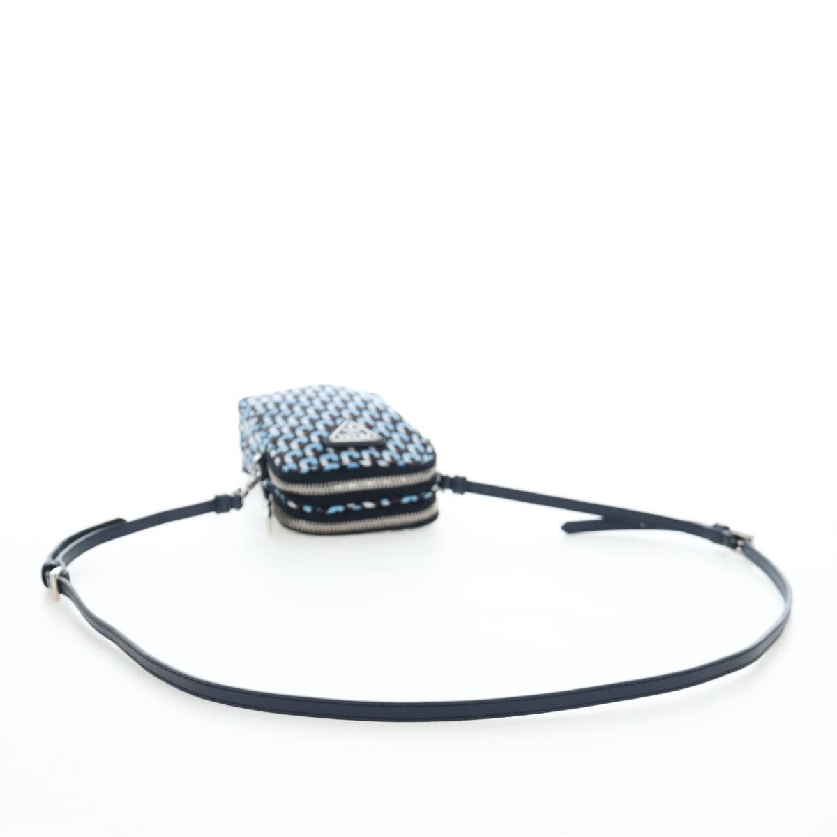 Prada Vintage Tessuto, Blue, Nylon, Shoulder Bag