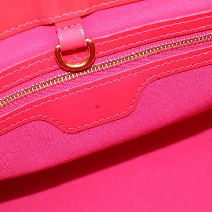 Louis Vuitton Wilshire Monogram Vernis, Pink, Patent Leather, Handbag