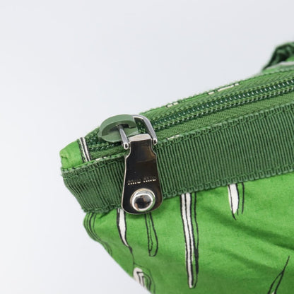 Miu Miu Vintage Nylon, Green, Nylon, Handbag
