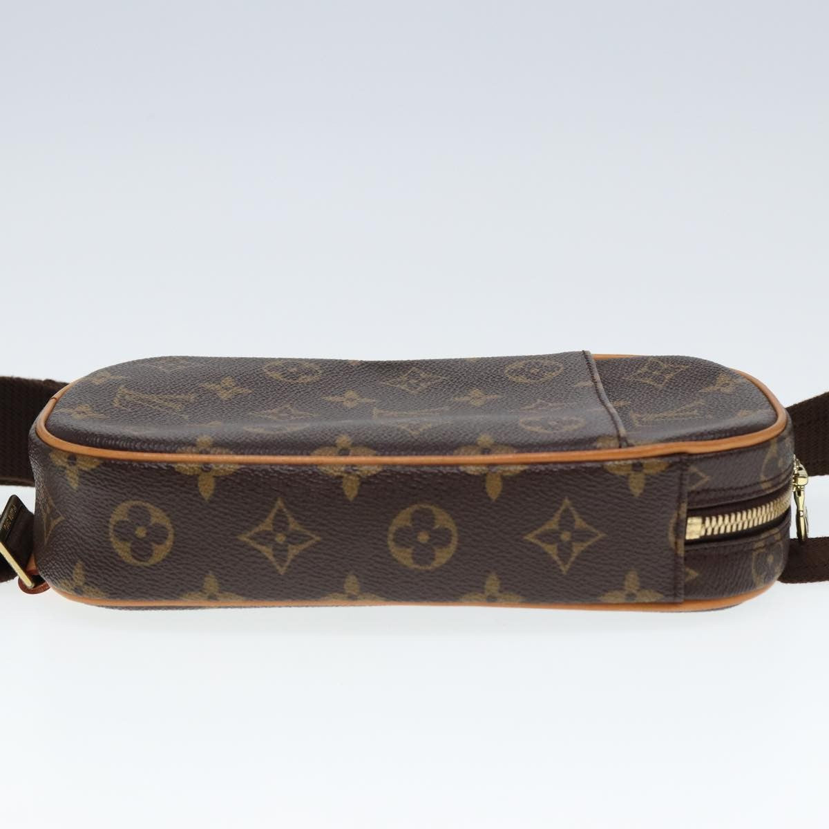 Louis Vuitton Pochette Gange Monogram Canvas, Brown, Canvas, Clutch
