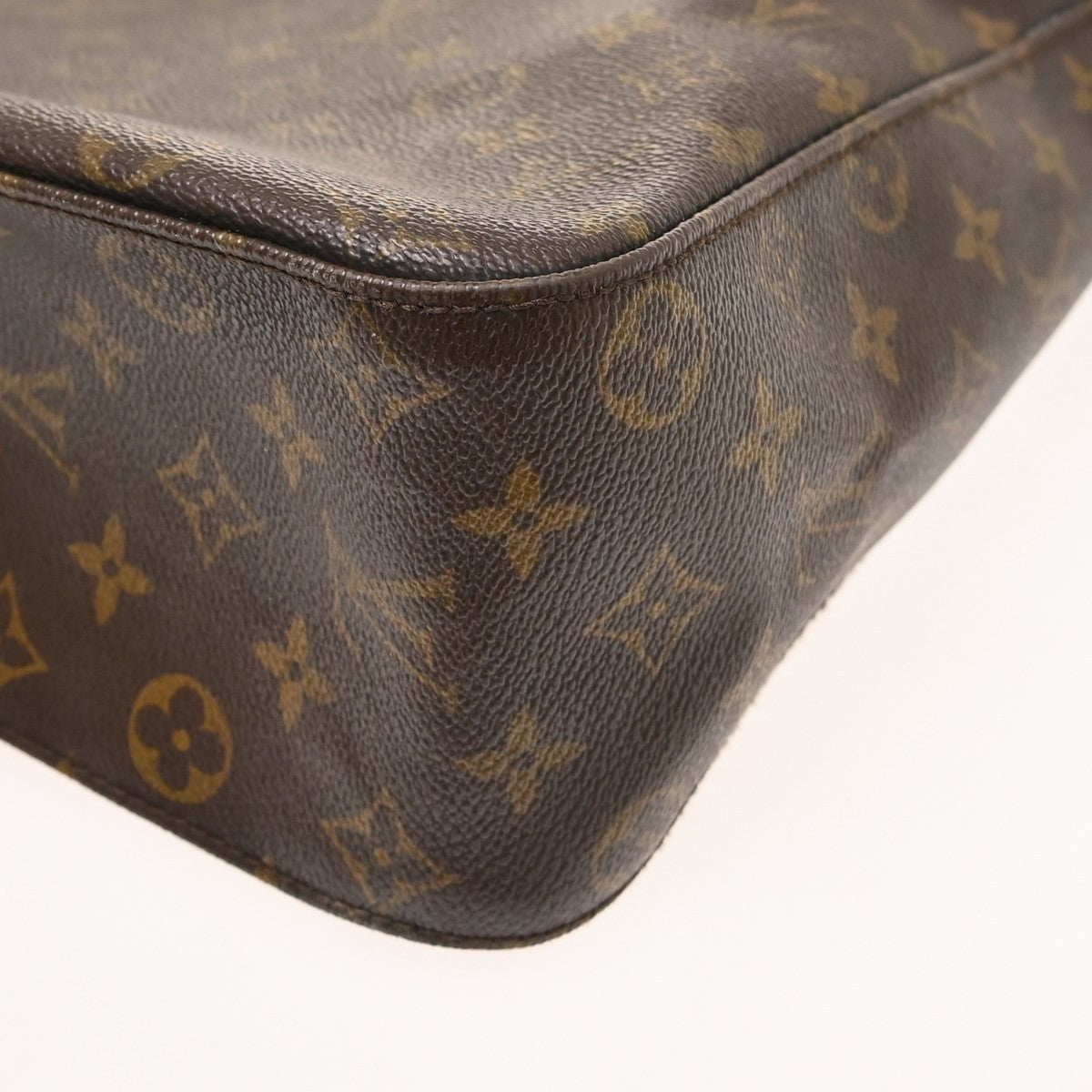 Louis Vuitton Looping Monogram Canvas, Brown, Canvas, Handbag
