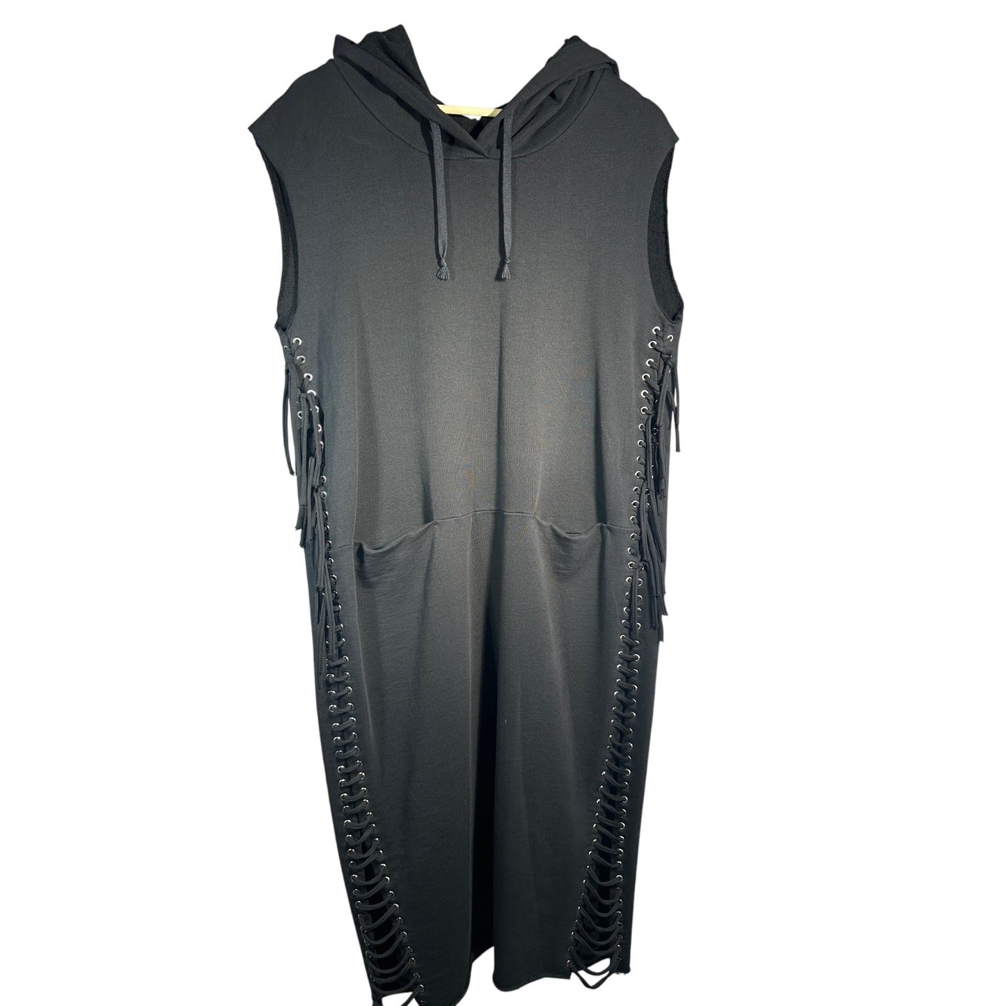 NEW DIESEL Fringe Star Hooded Dress