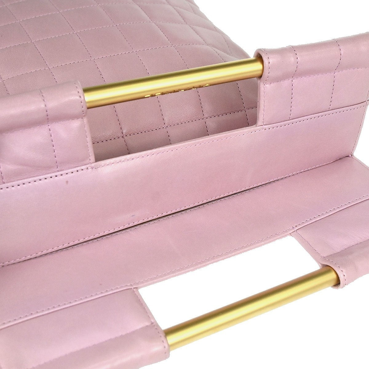 Chanel Chanel Coco Mark Leather Tote leather, Pink, Leather, Handbag
