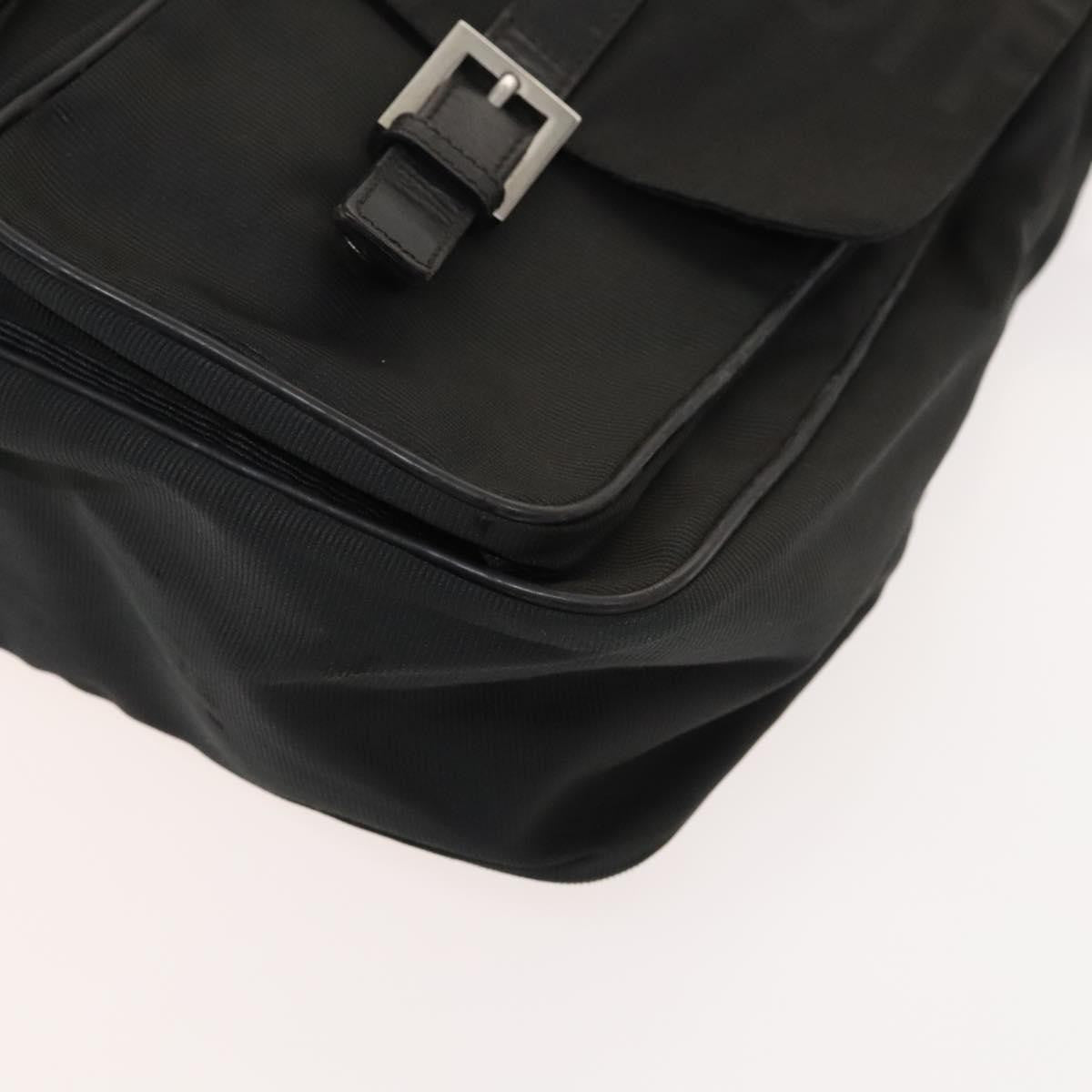Fendi Vintage Nylon, Black, Nylon, Shoulder Bag
