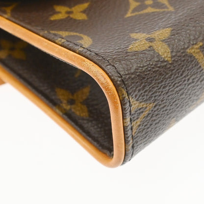 Louis Vuitton Florentine Waist Monogram Canvas, Brown, Canvas, Clutch