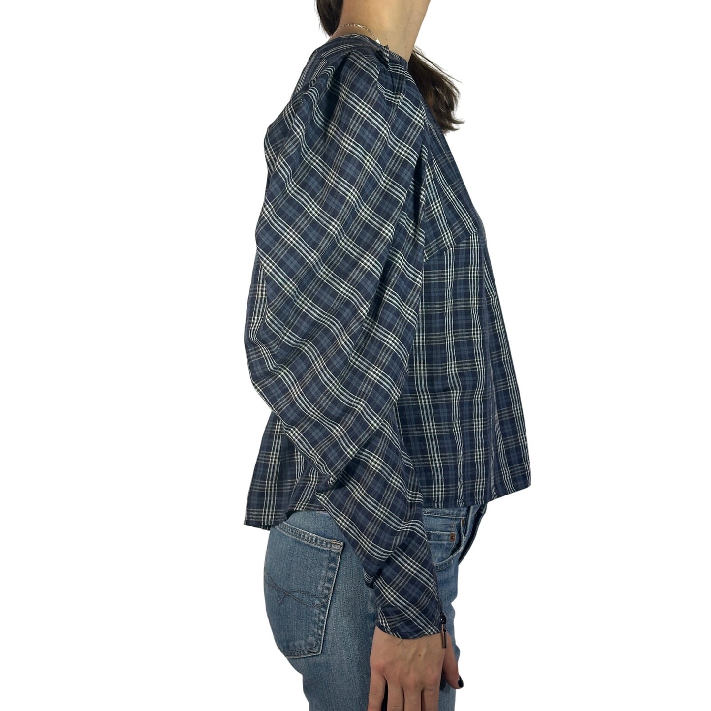 Evi Grintela Plaid Blouse