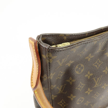 Louis Vuitton Looping Monogram Canvas, Brown, Canvas, Handbag