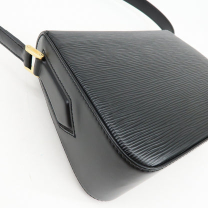 Louis Vuitton Buci Epi Leather, Black, Leather, Handbag