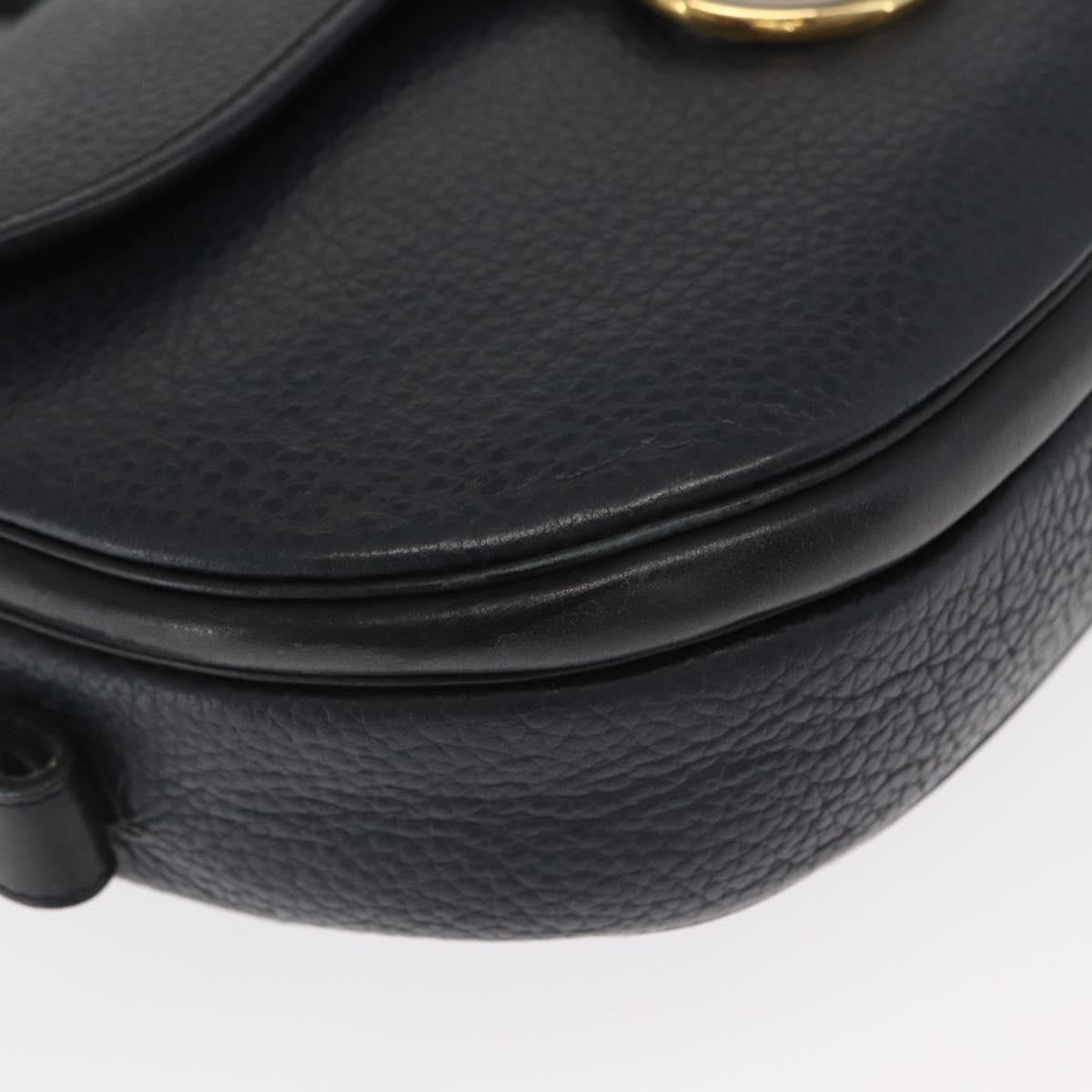 Christian Dior Vintage Leather, Navy, Leather, Shoulder Bag