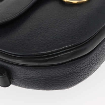 Christian Dior Vintage Leather, Navy, Leather, Shoulder Bag