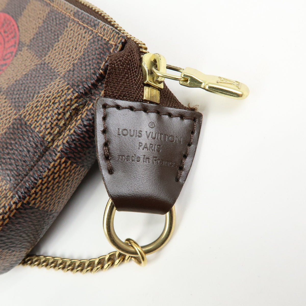 Louis Vuitton Pochette Accessoires Limited Edition Damier, Brown, Canvas, Clutch