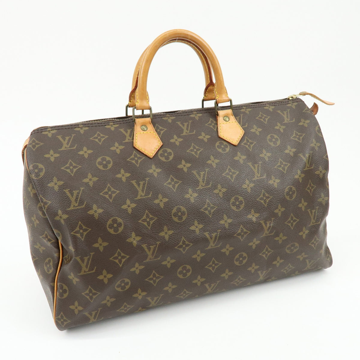 Louis Vuitton Speedy Monogram Canvas, Brown, Canvas, Handbag