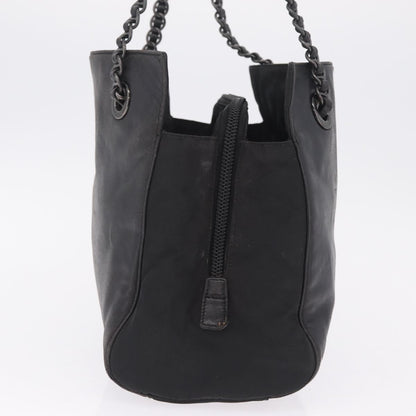 Prada Shoulder Leather, Black, Leather, Shoulder Bag