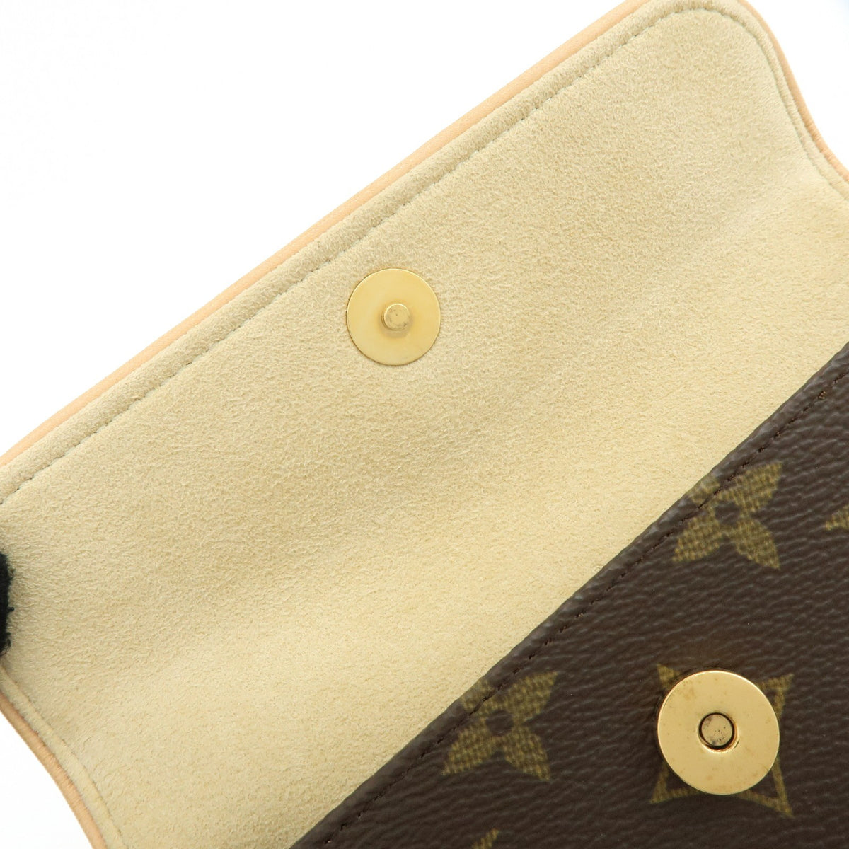 Louis Vuitton Florentine Waist Monogram Canvas, Brown, Canvas, Handbag