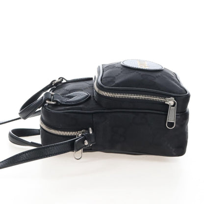 Gucci Off the Grid Messenger GG Econyl, Black, Canvas, Handbag