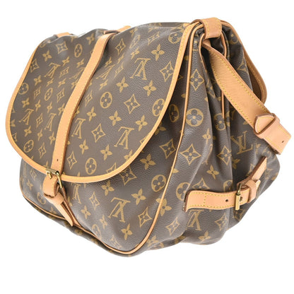 Louis Vuitton Saumur Monogram Canvas, Brown, Canvas, Shoulder Bag
