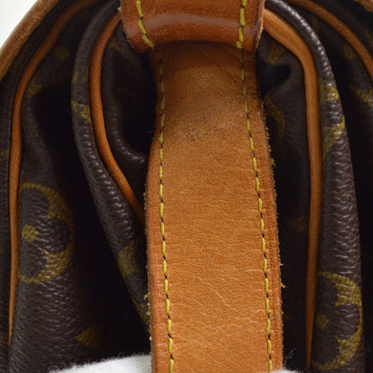 Louis Vuitton Saumur Monogram Canvas, Brown, Canvas, Shoulder Bag