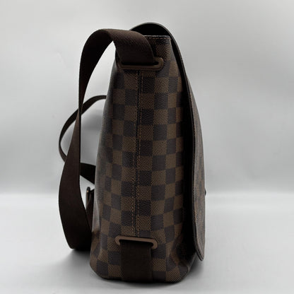 Louis Vuitton Brooklyn Damier, Brown, Canvas, Crossbody Bag