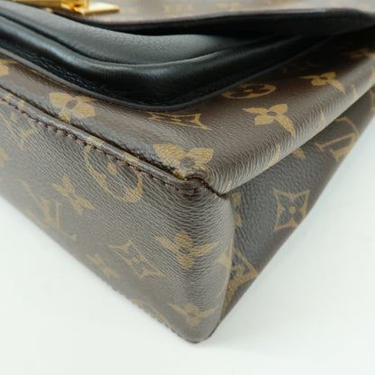 Louis Vuitton Marignan Monogram Canvas with Leather, Brown, Canvas, Handbag