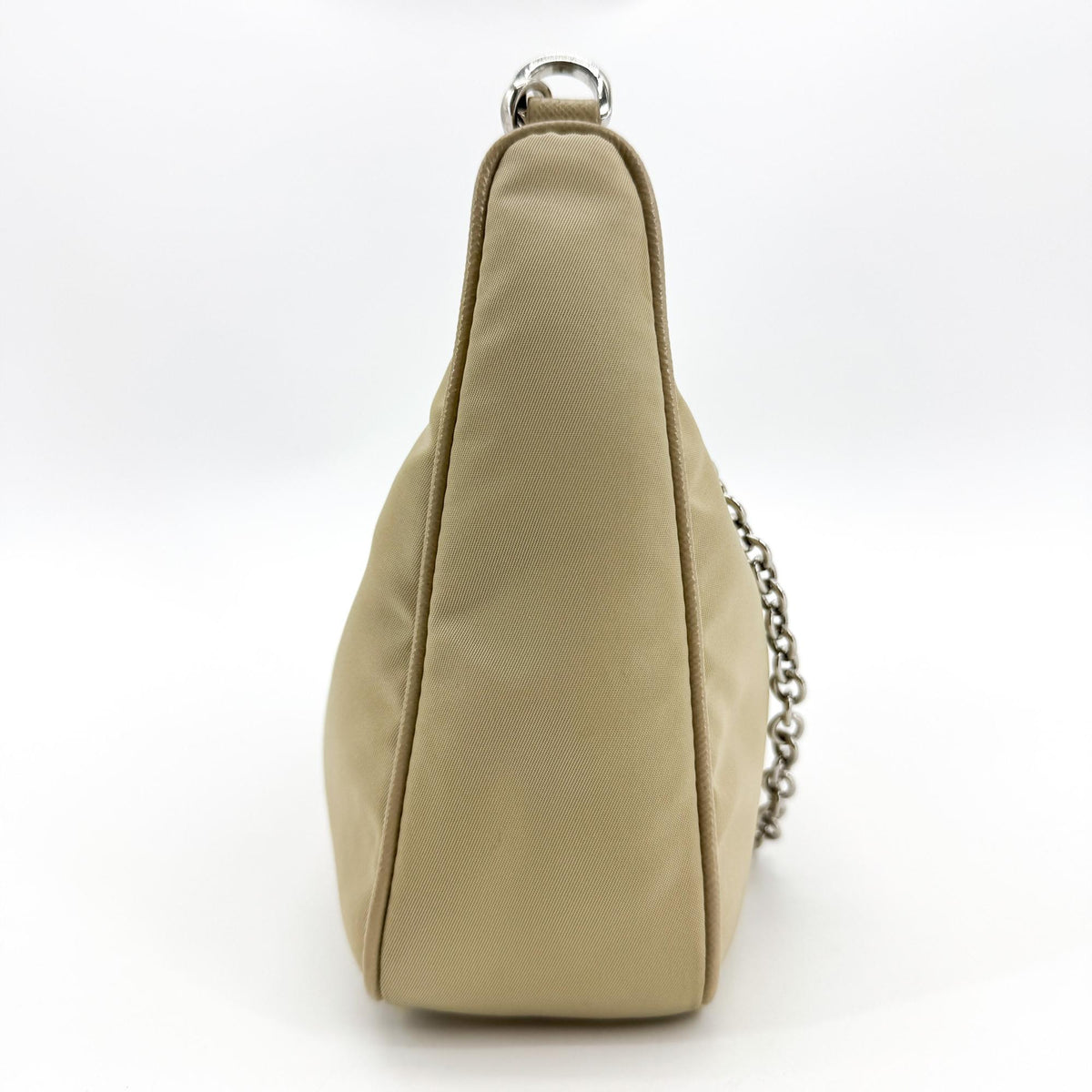 Prada Re-Edition 2005 Tessuto, Beige, Nylon, Shoulder Bag