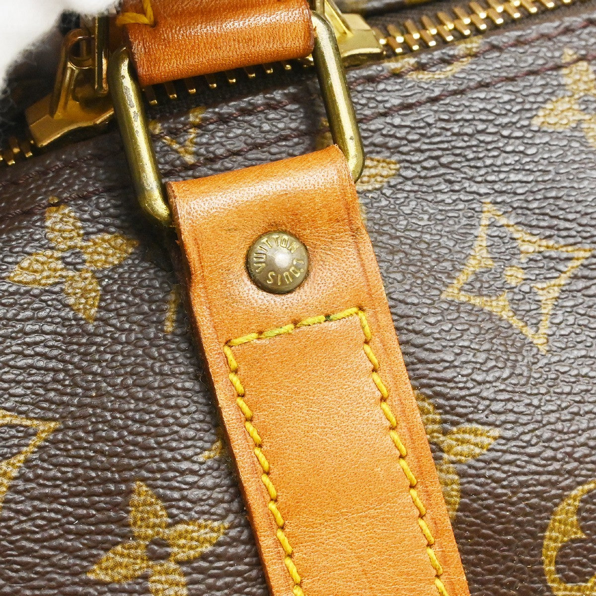 Louis Vuitton Keepall Bandouliere Monogram Canvas, Brown, Canvas, Travel Bag