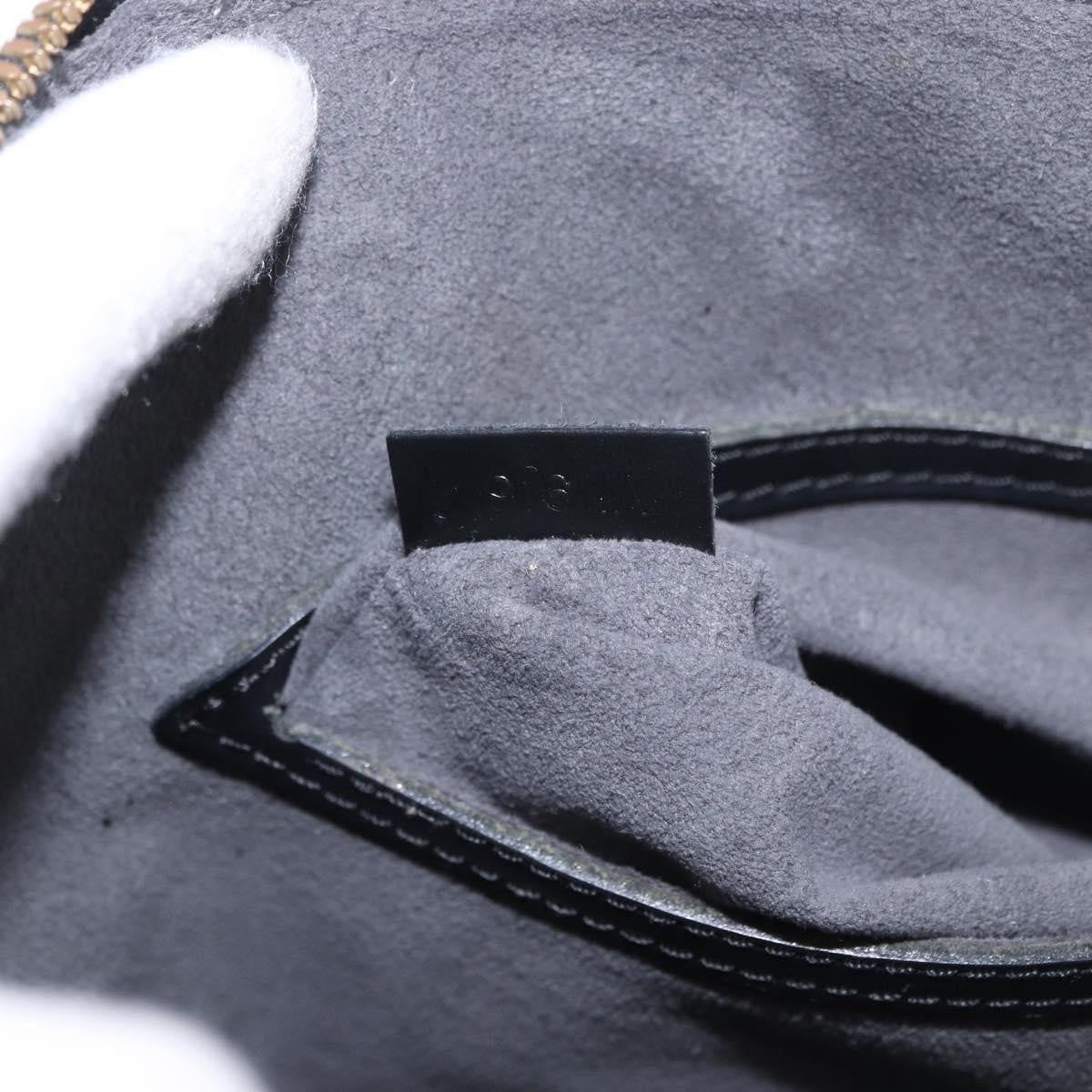 Louis Vuitton Alma Epi, Black, Leather, Handbag