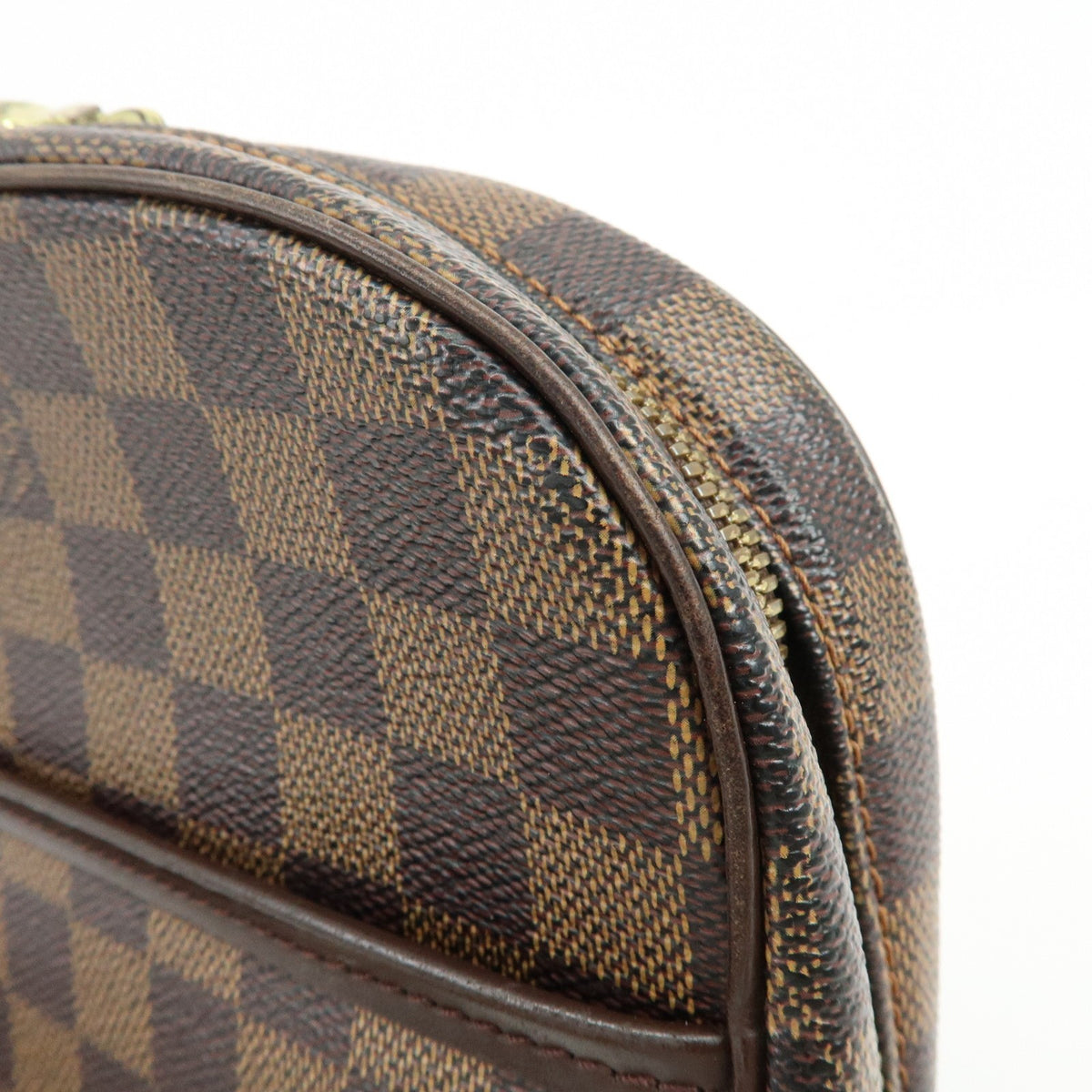 Louis Vuitton Ipanema Damier, Brown, Canvas, Handbag