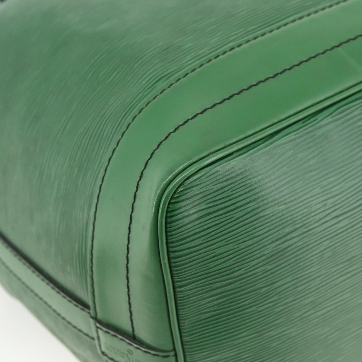 Louis Vuitton Noé Epi, Green, Leather, Shoulder Bag