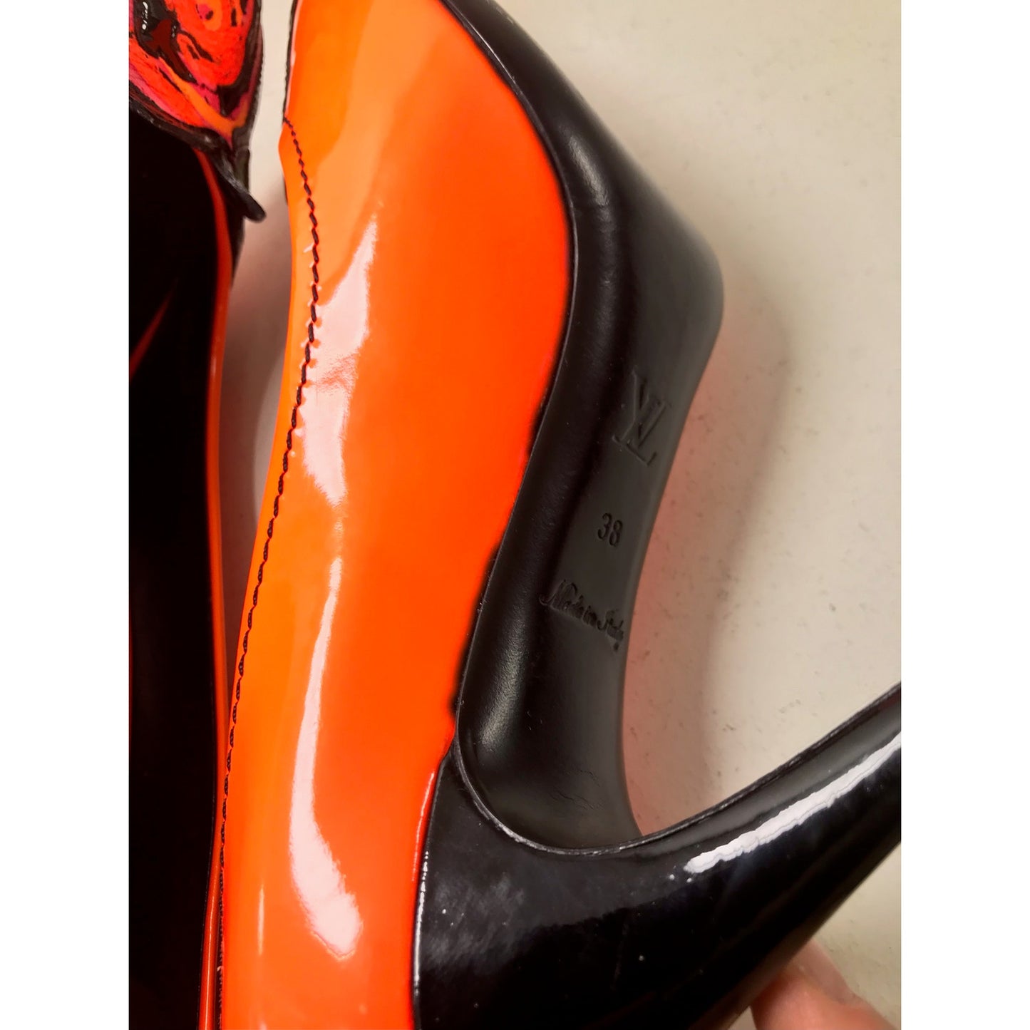 Louis Vuitton Stephen Sprouse Limited Edition Patent Leather Heels