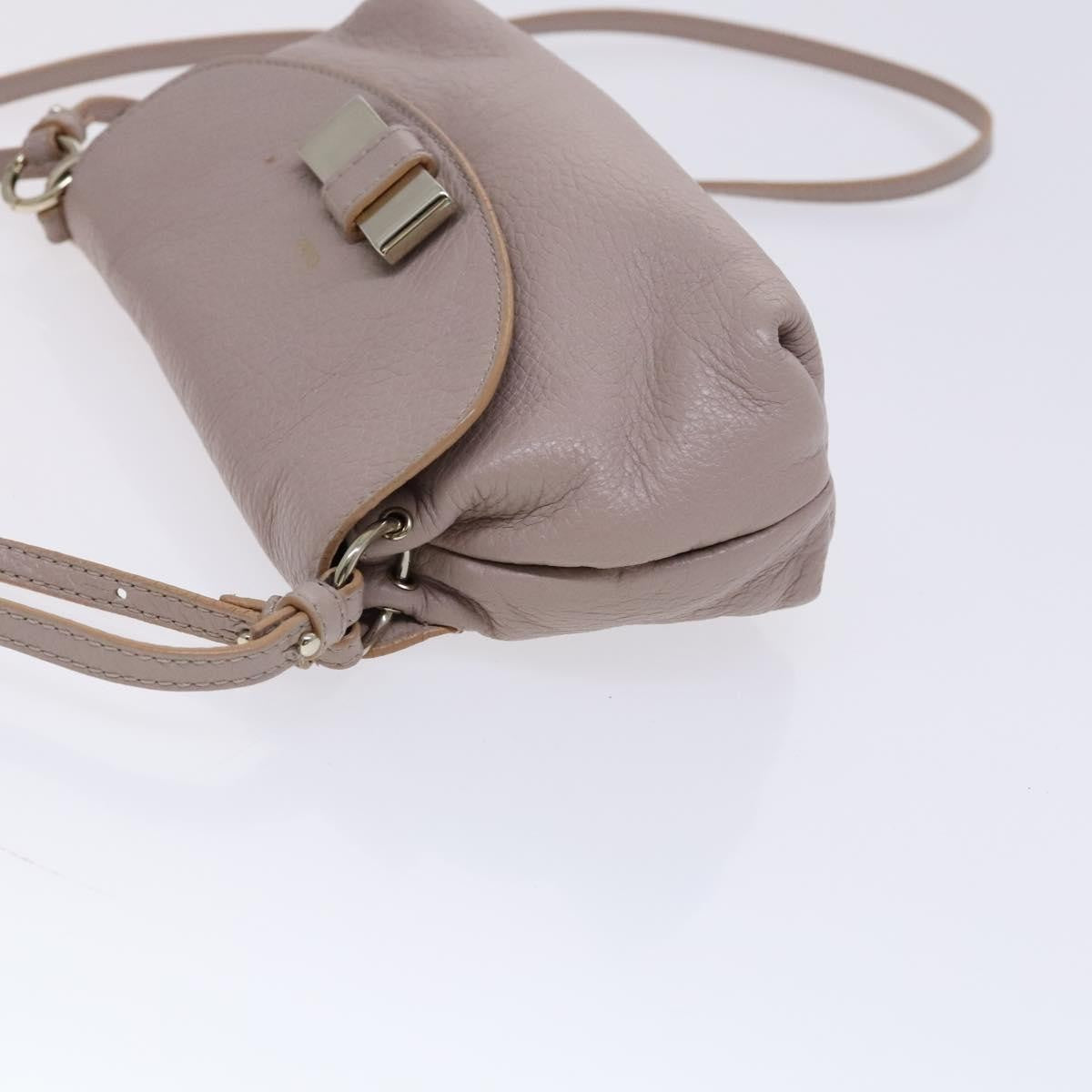 Chloe Lily Leather, Purple, Leather, Shoulder Bag
