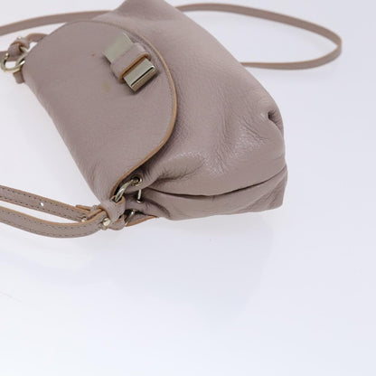 Chloe Lily Leather, Purple, Leather, Shoulder Bag